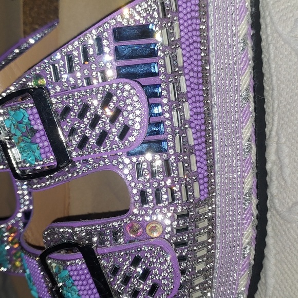 Sequined Sandals NWOT - Picture 10 of 10